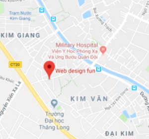 Bản đồ tới Thiết kế Web Vui: Số 5, ngõ 168/109, Kim Giang, Hà Nội