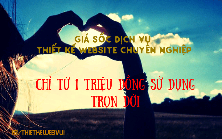 Giá SỐC dịch vụ thiết kế website chuyên nghiệp